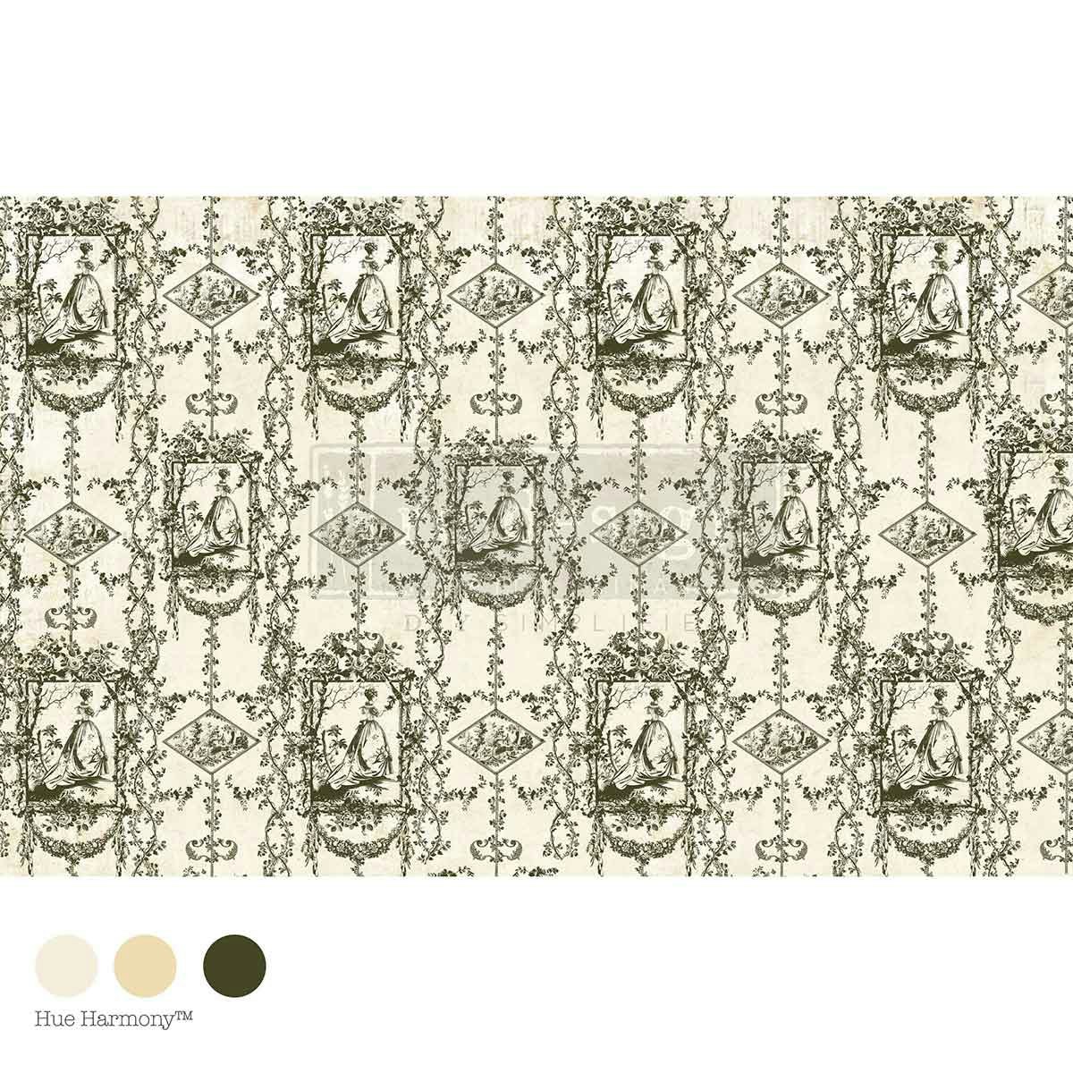DECOUPAGE - Re Design Tissue Paper - Decoupagepapper Chasing Petals (KACHA)