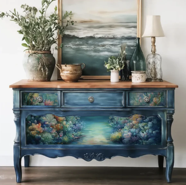 DECOUPAGE - Re Design - Decoupagepapper -  Beneath the Blue