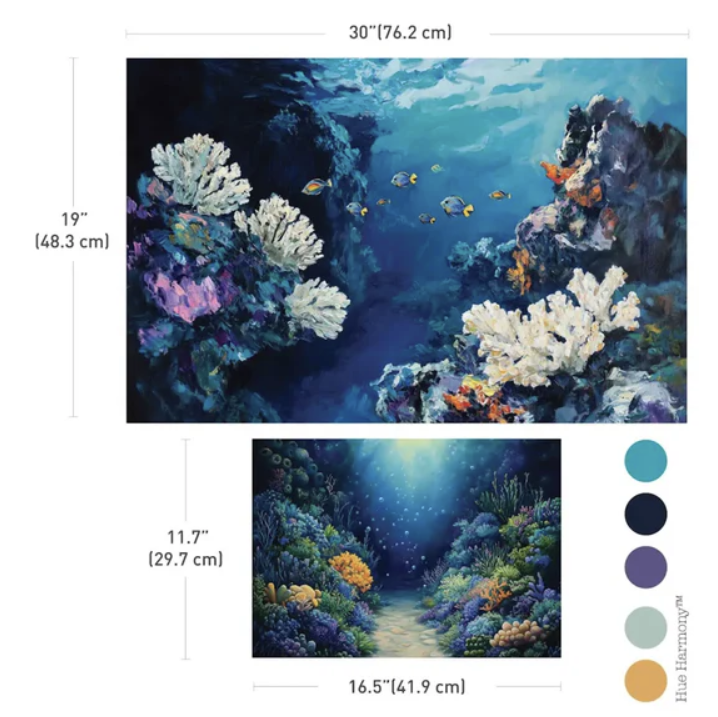 DECOUPAGE - Re Design - Decoupagepapper - The Living Reef
