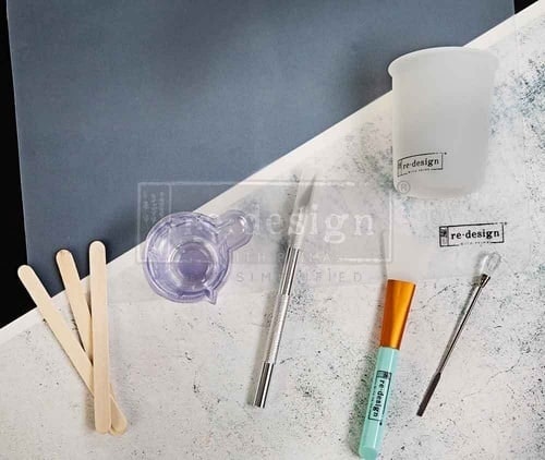 Re Design - RESIN TOOL SET  (18 delar) för gjutning med harts