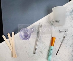 Re Design - RESIN TOOL SET  (18 delar) för gjutning med harts