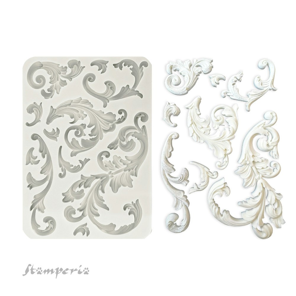 Stamperia - Silikonform - A5 (ca 14x21cm) - CORNERS & ORNAMENTS