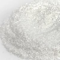 Mica Sparks - Pärlemorglitter - White Silver (flera storlekar)