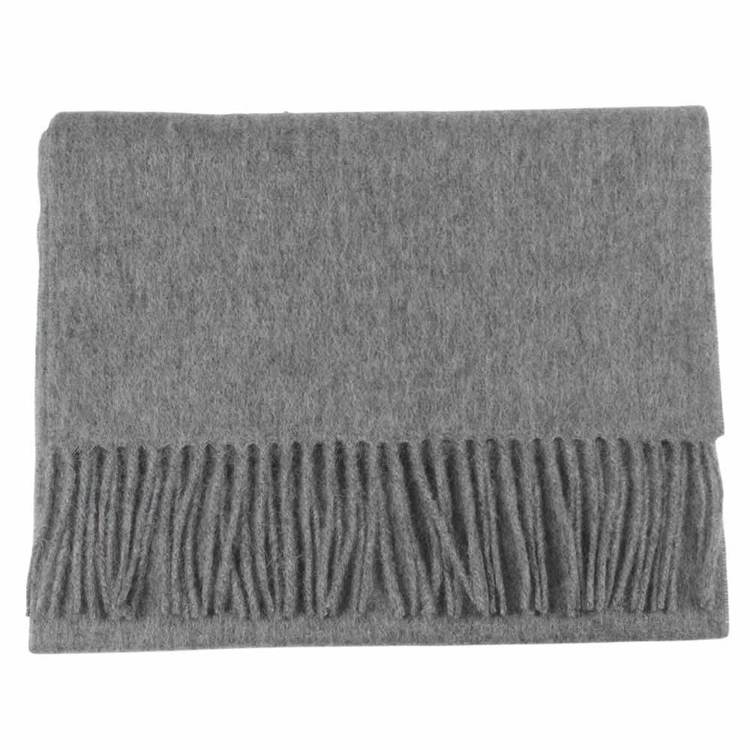 Klassisk enfärgad grå halsduk - Portia