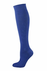 Blå enfärgad knästrumpa - MySocks