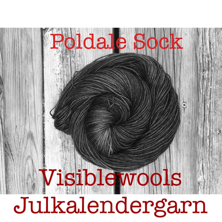 Garnkalender 2021 - Poldale Sock 24 st 20g i små paket