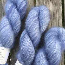 Silk Mohair Isblå