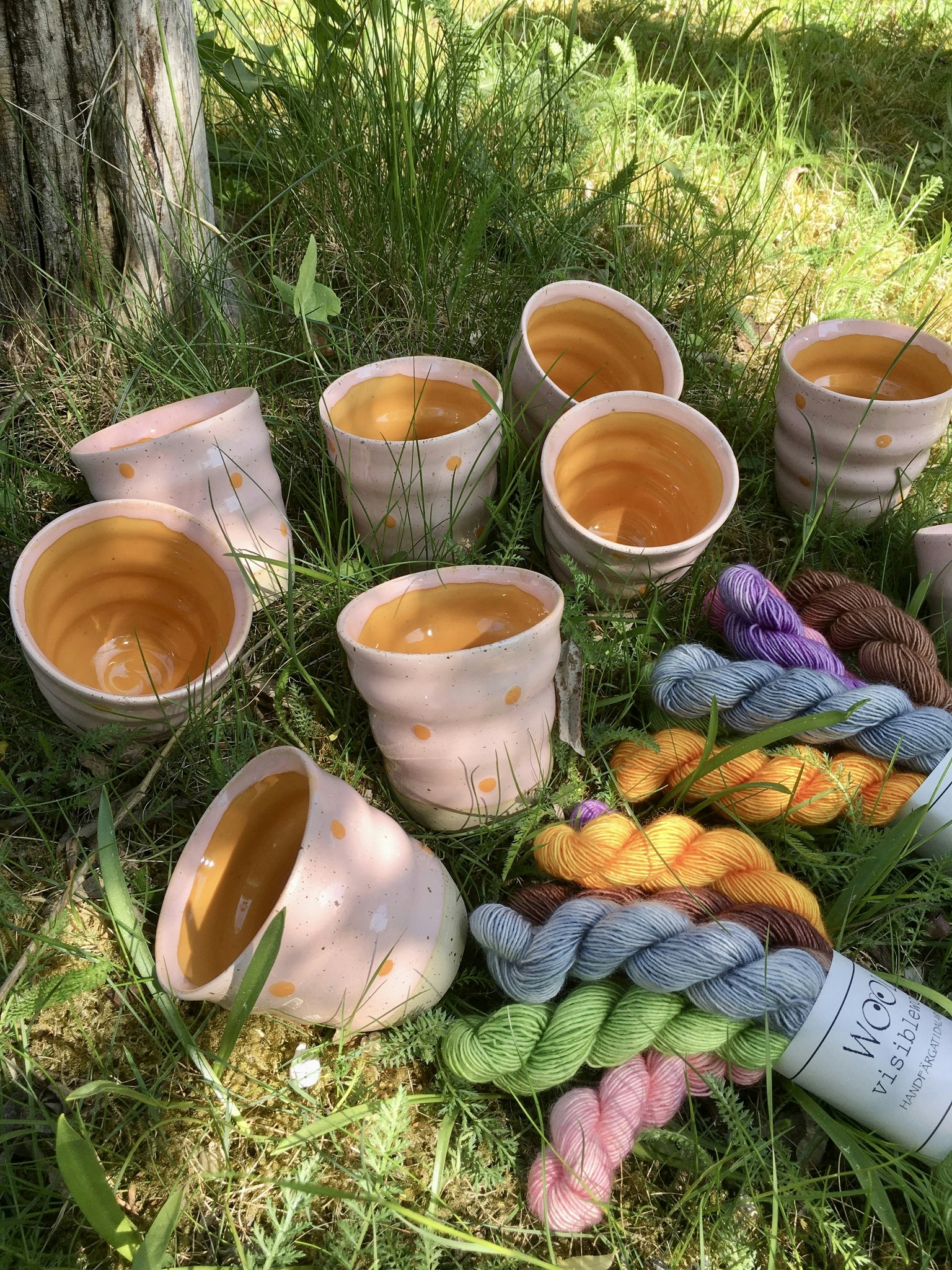 Garn och Keramik Glasspaket