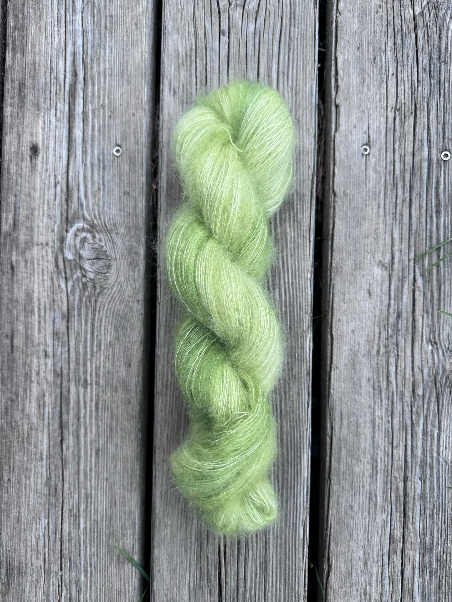 Silk Mohair Lime