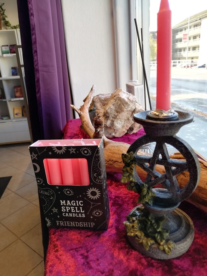 Magic spell candles, Rosa = Vänskap