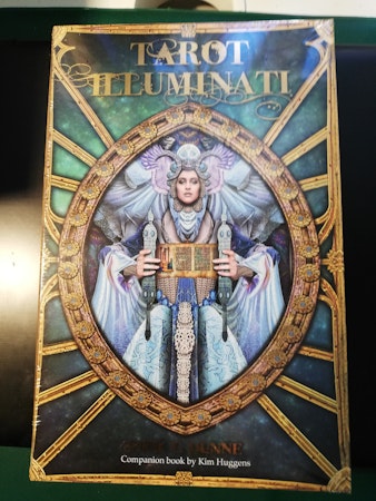 Tarot illuminati, med stor bok