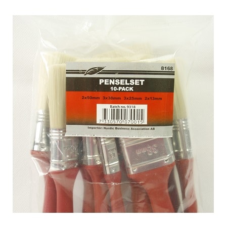 Penselset 10 st