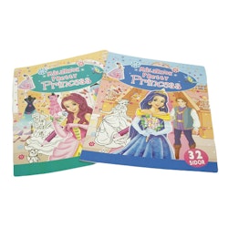 Målarbok med prinsessor