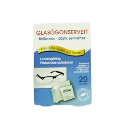 Glasögonservetter 36st Förpackningar