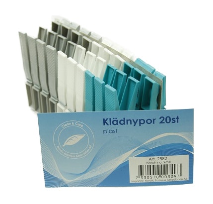 Klädnypa 20 pack