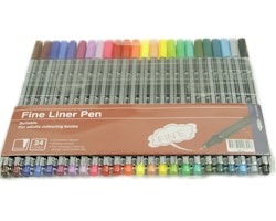 24 pack Fine liner pennor