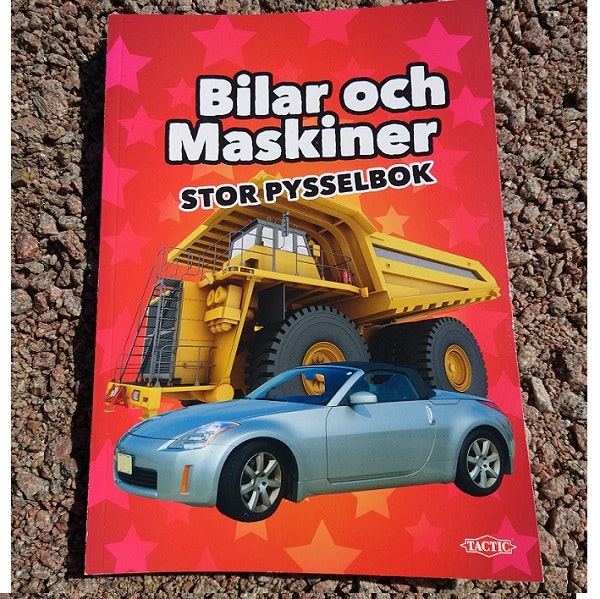 Pysselbok 96 sidor - Bilar & maskiner