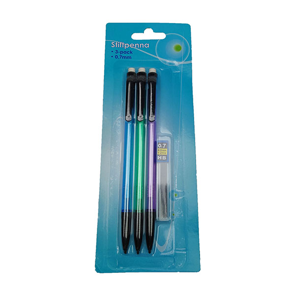 3 pack Stiftpennor