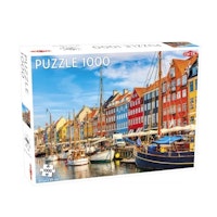Pussel Nyhavn Köpenhamn - 1000 Bitar