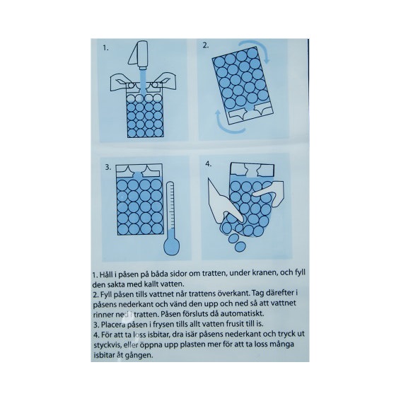 Ispåsar - 10 st påsar / 240 isbitar