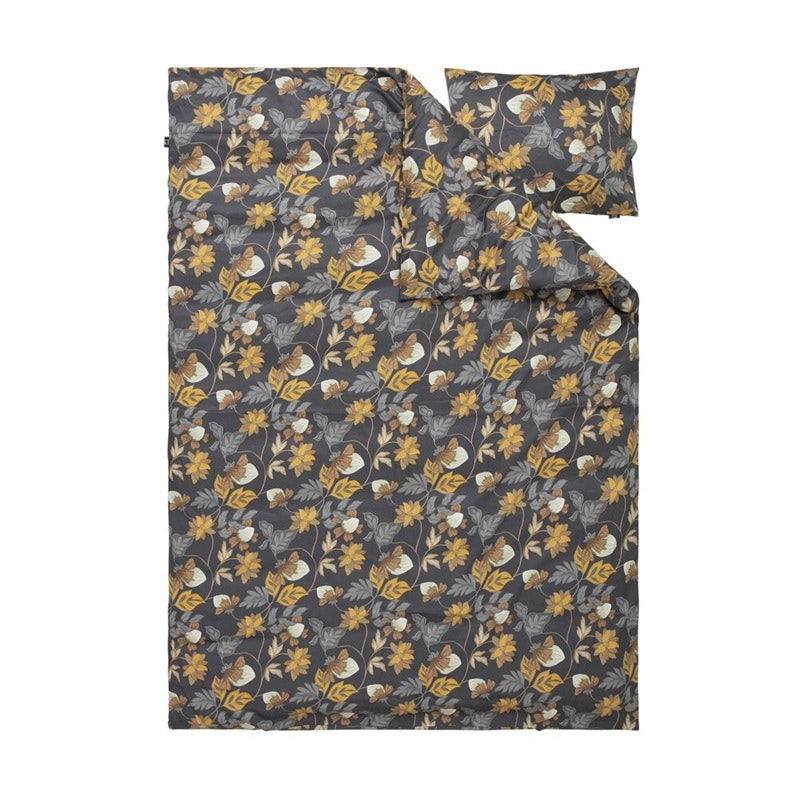 Bäddset Bratteby Grafit 100% Bomull/satin