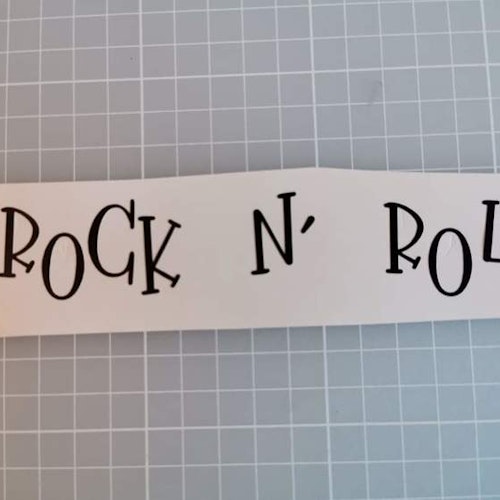 Vinyldekor " Rock n Roll"