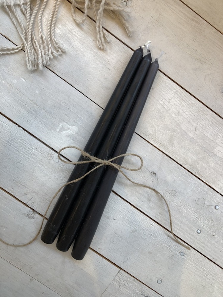 Kronljus Svart 12-pack