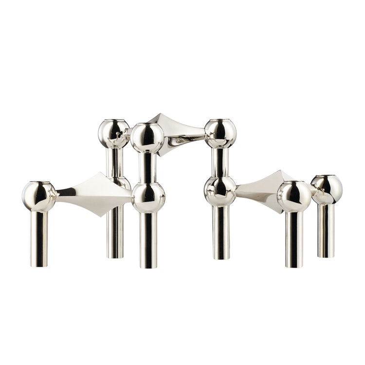 STOFF Nagel Ljusstake 3-Pack krom