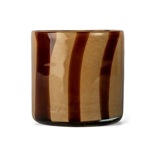 Calore ljuslykta/vas brun/beige M