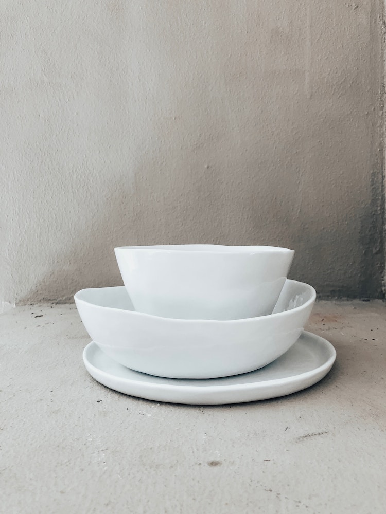 Bianca sopp/pasta tallrik 20cm
