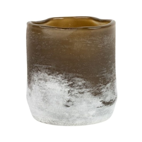 Ljuslykta Halde brun 12cm