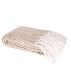 Pläd Monroe ljus Beige