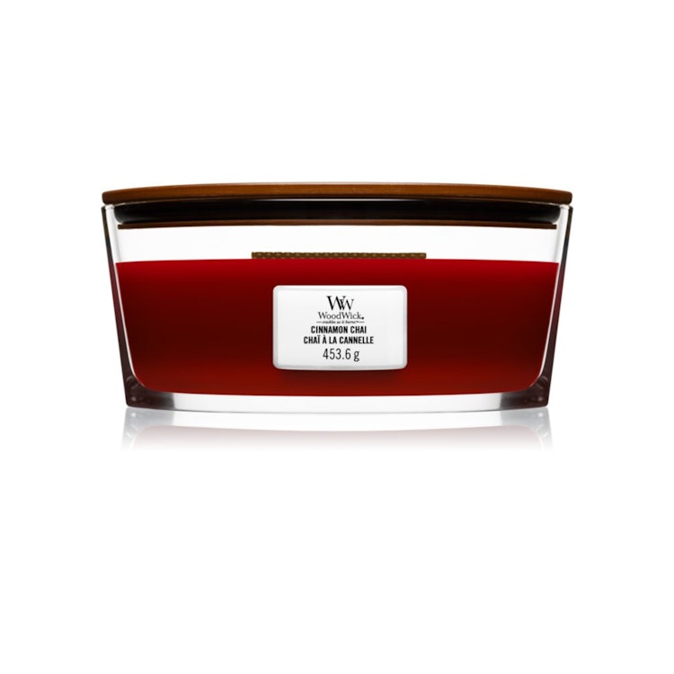 Doftljus WoodWick - Cinnamon Chai Ellipse