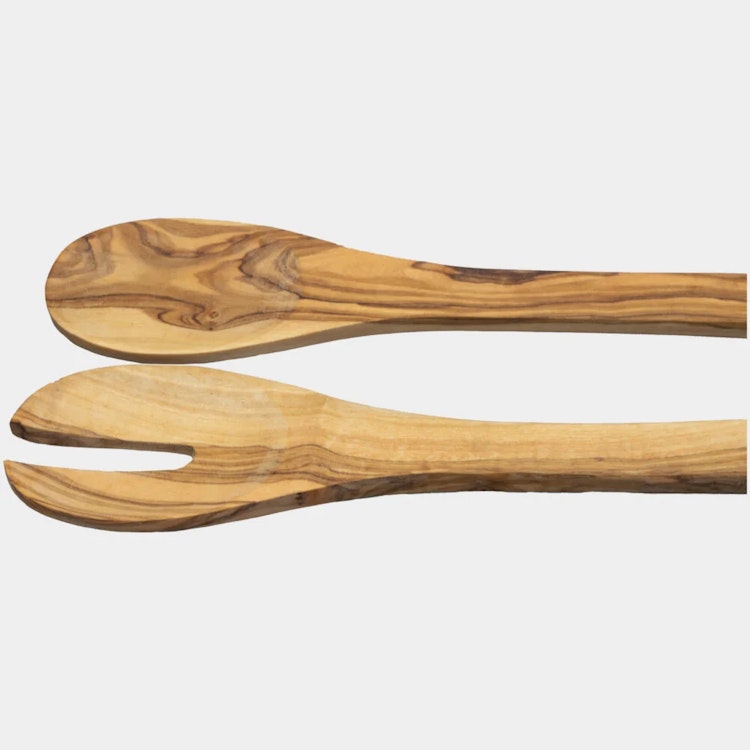 Salladsbestick från Olivträd 30cm