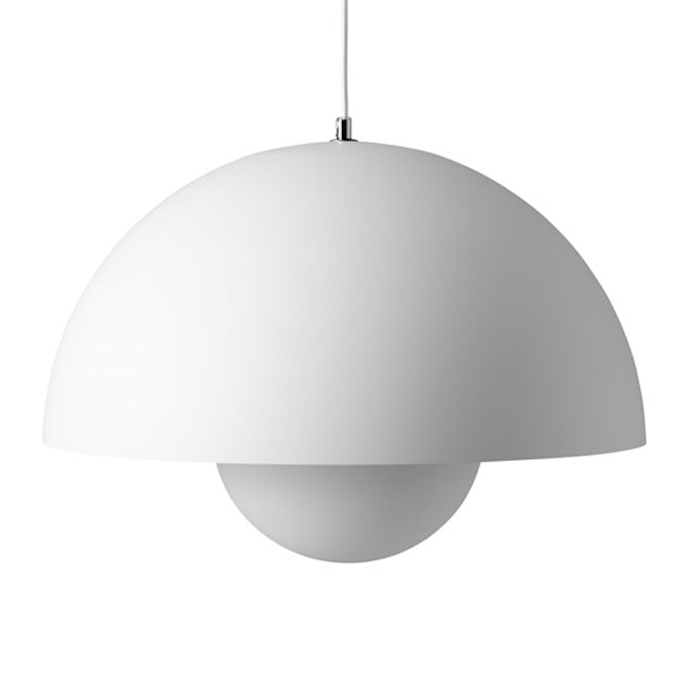 Flowerpot VP2 Pendel stor - matt vit