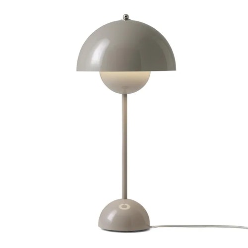 Flowerpot VP3 Bordslampa Beige-Grå
