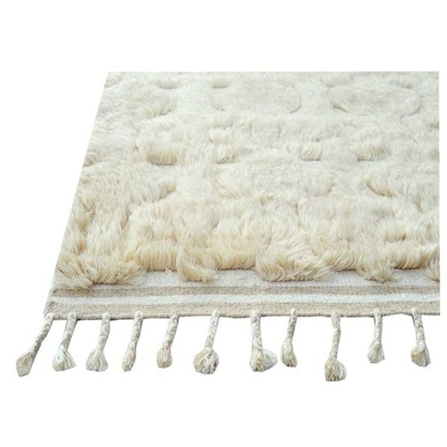 Matta beige Ull 200x300 cm