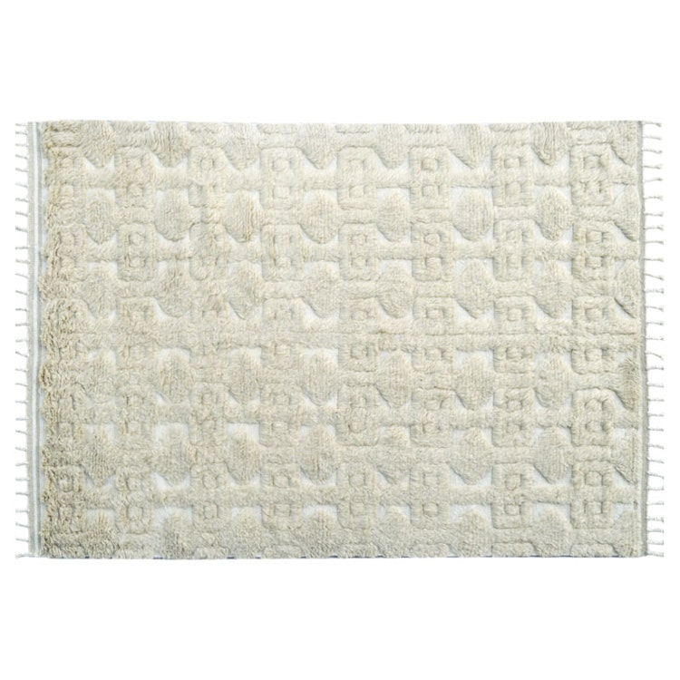Matta beige Ull 200x300 cm