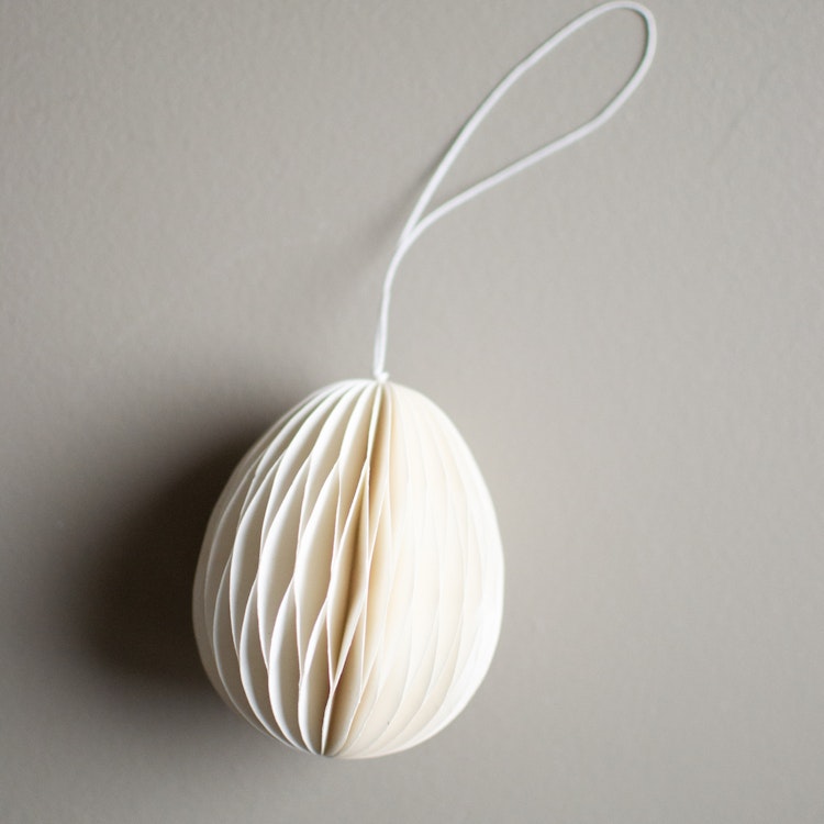 Dbkd Pappersägg - White 7cm