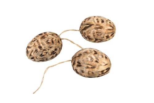 Ägg fjäder rand 6cm