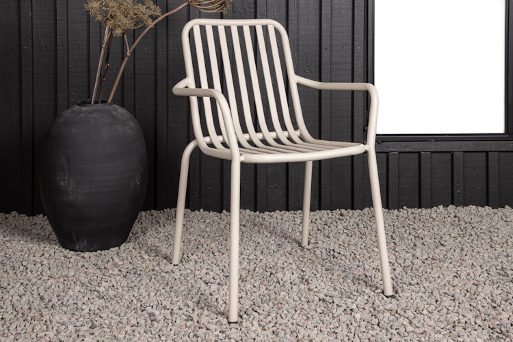 Matstolar Beige - Utomhus - 2-pack