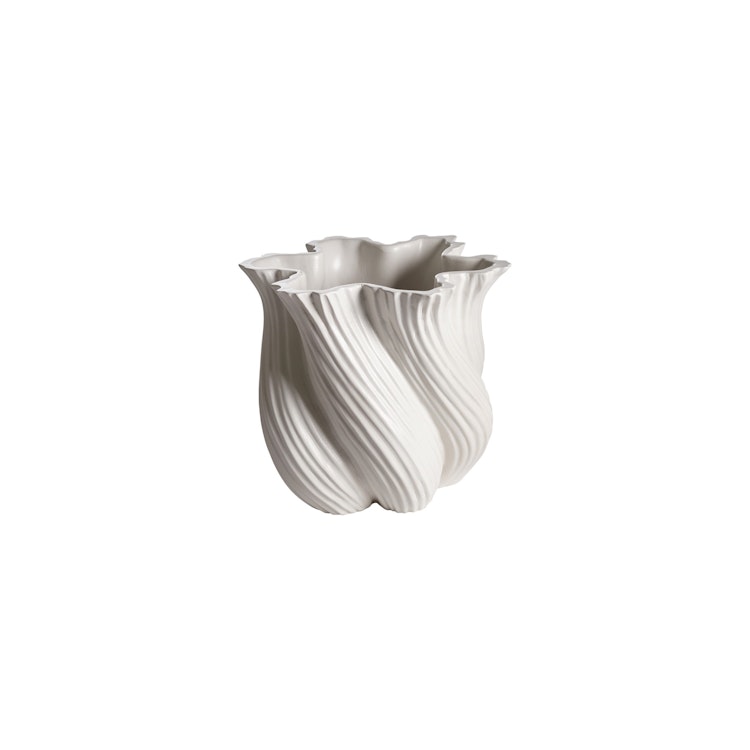 Cream Vase Off White - small