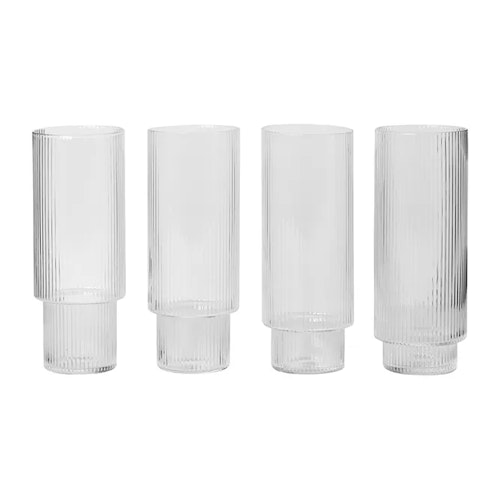 Ripple long drink glas 4-pack