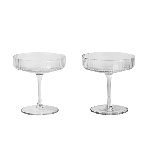 Ripple champangeglas 2-pack