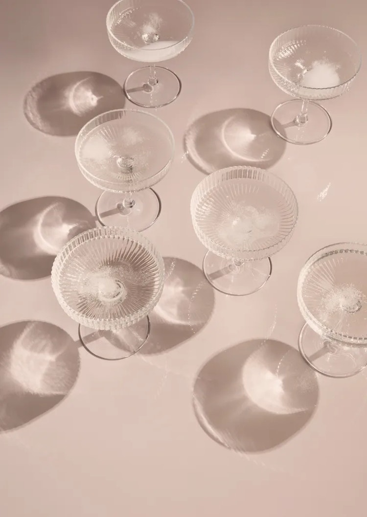 Ripple champangeglas 2-pack
