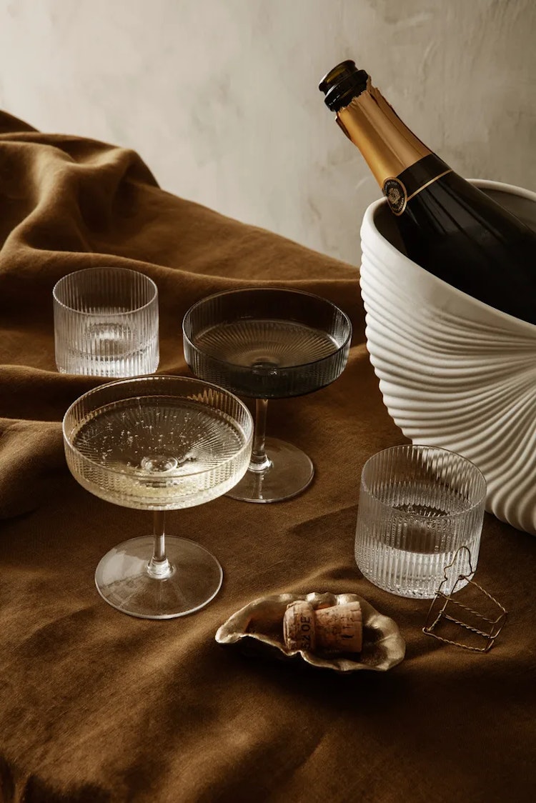 Ripple champangeglas 2-pack