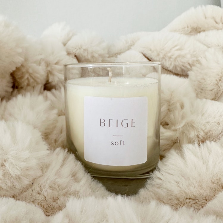 Doftljus - BEIGE - Soft