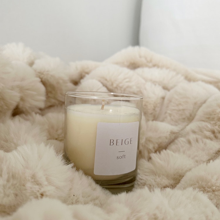 Doftljus - BEIGE - Soft