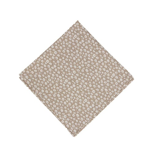 Servett - Beige/Cream Blommig