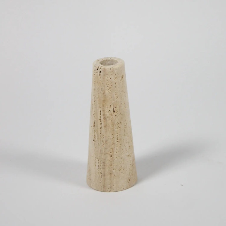 Ljusstake Travertin beige